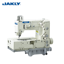 JK1302-4W Cama plana de doble puntada de puntada Picot Bend Máquina de cuatro máquinas de coser industriales de zigzag de coser de retorno